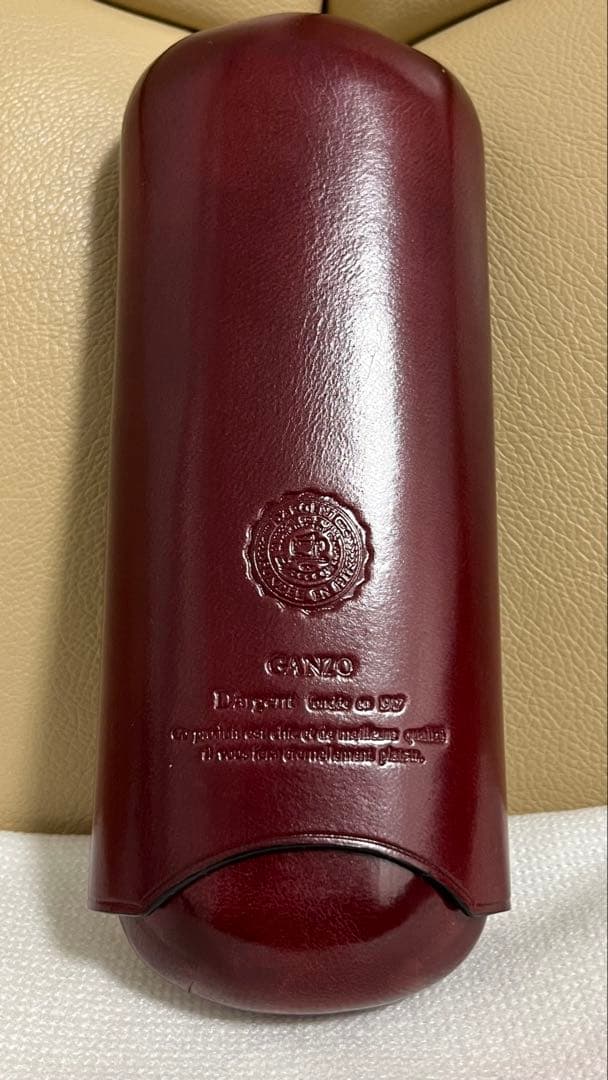 GANZO ワインレッド眼鏡・ペンケース GANZO ワインレッド眼鏡・ペンケース