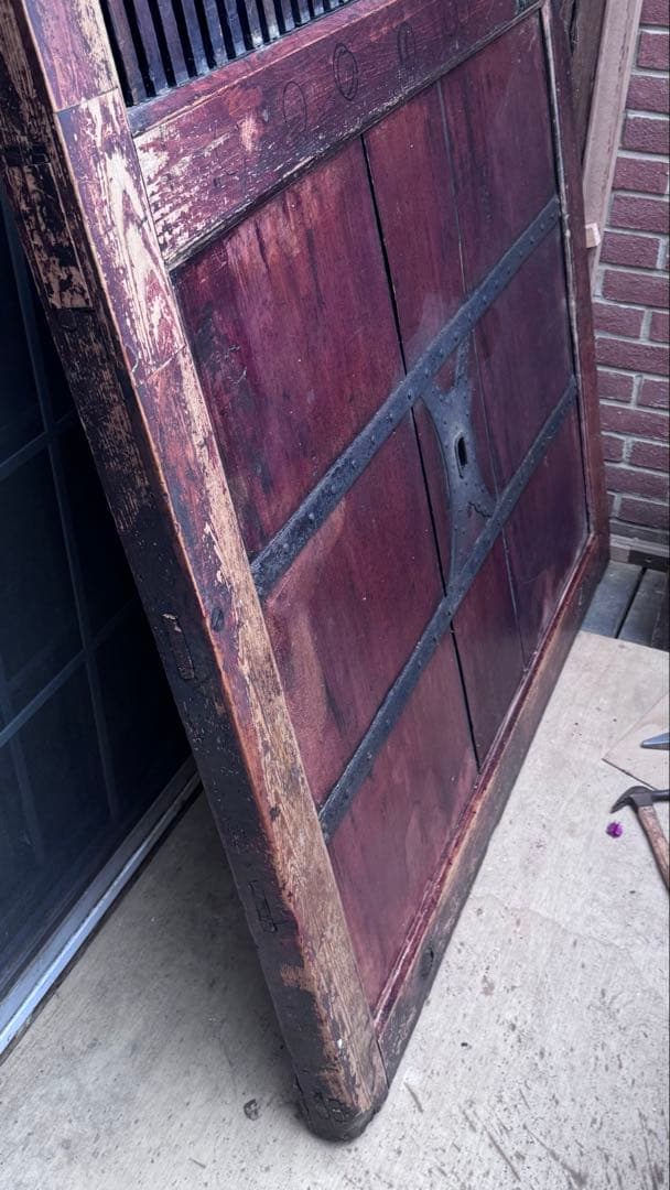 ヴィンテージ】木製 蔵の扉