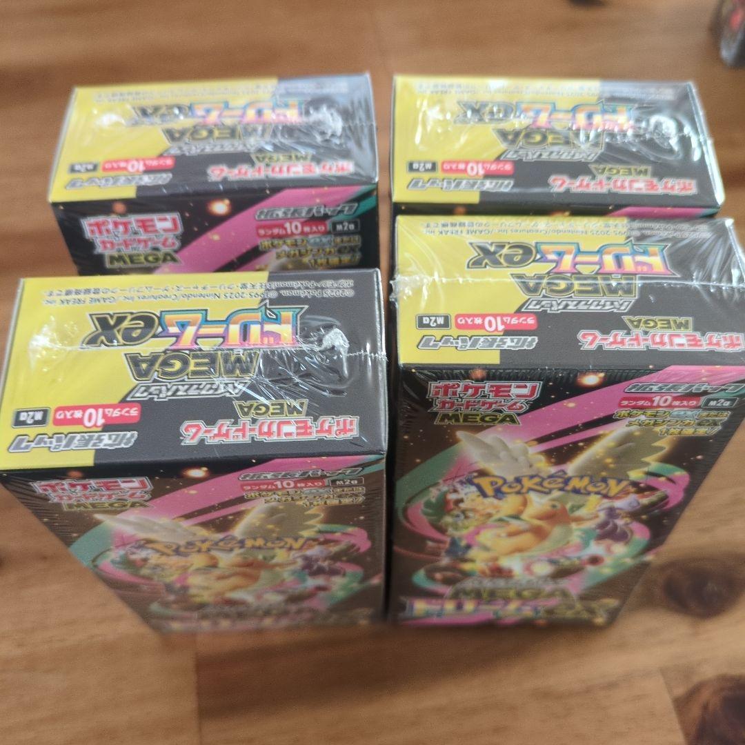 ポケモンカード　メガドリームex 4BOX シュリンク付き