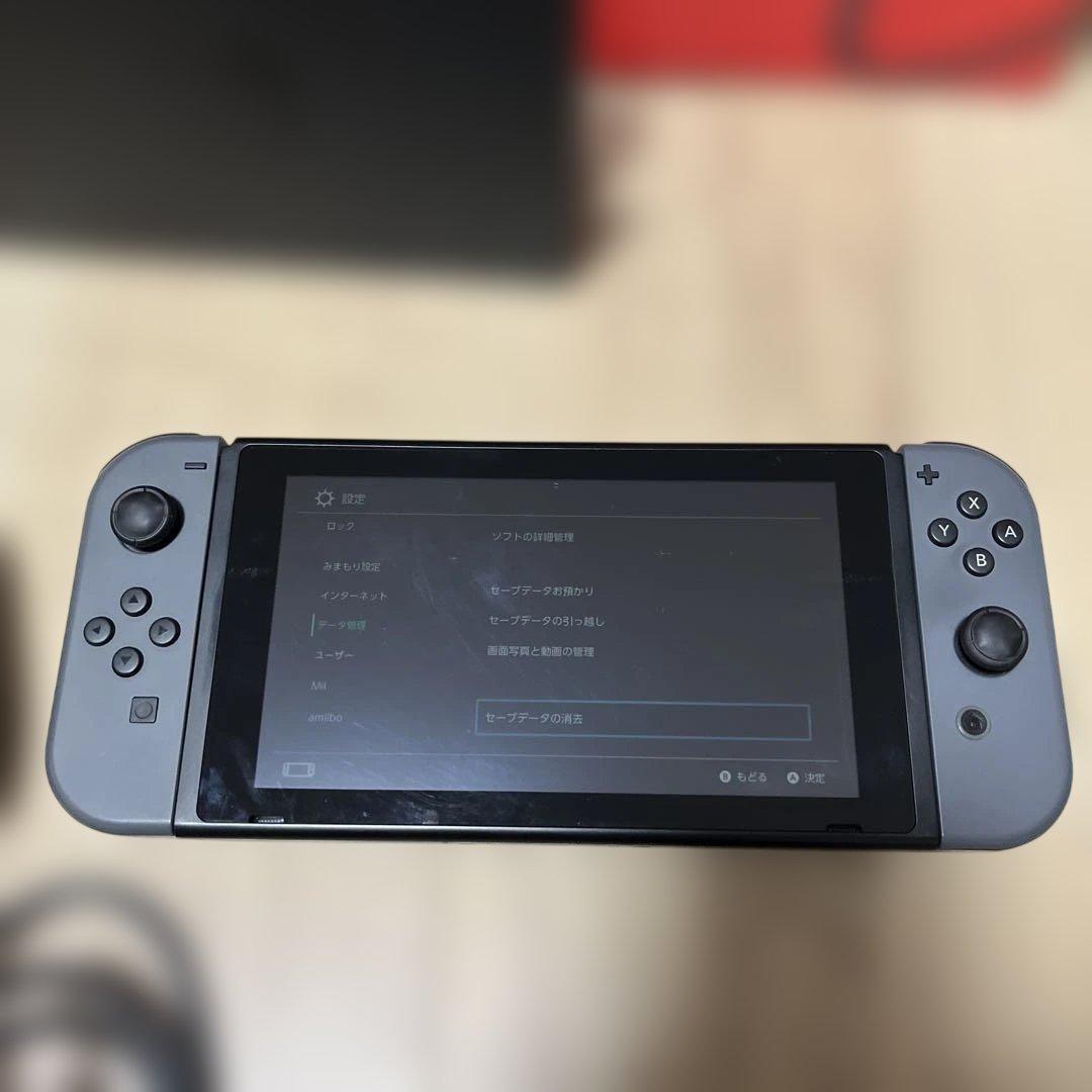 【即日発送】Nintendo Switch 本体 グレー SDカード付き