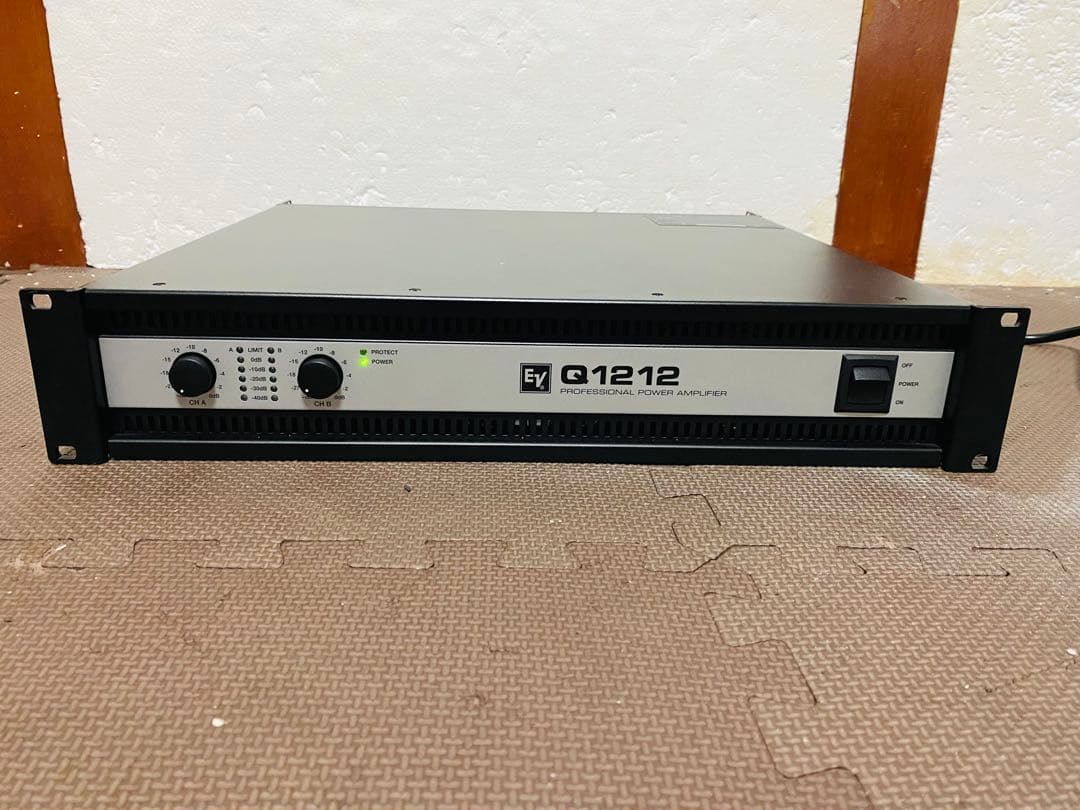 EV Q1212 パワーアンプ 動作確認済み。良い品。