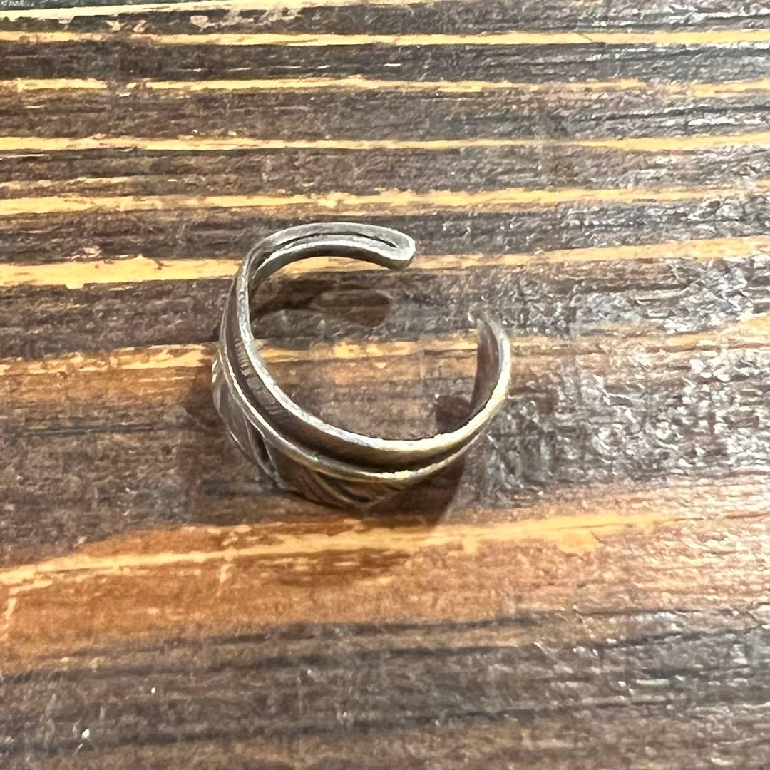 ゴローズ　goro's　フェザーピンキーリング　サイズ約7号〜