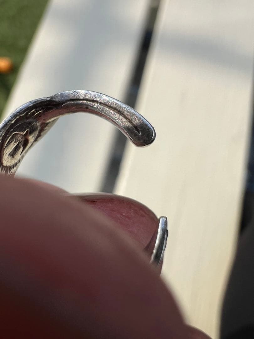 ゴローズ　goro's　フェザーピンキーリング　サイズ約7号〜