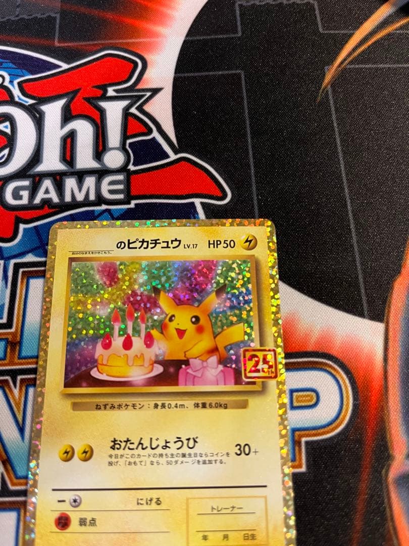 おたんじょうび　ピカチュウ　お誕生日　25th