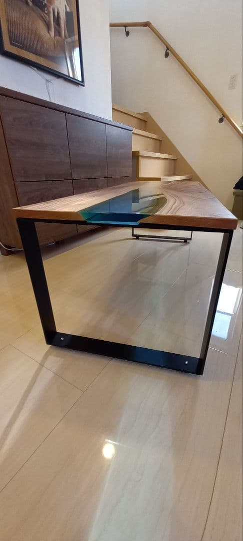 リバーテーブル レジンテーブル ローテーブル センターテーブル