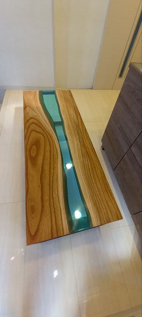 リバーテーブル レジンテーブル ローテーブル センターテーブル