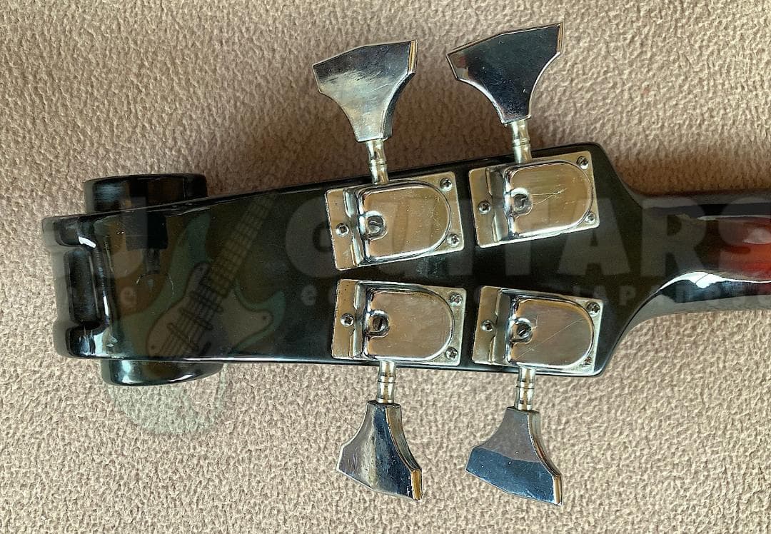 1960s Teisco Violin Bass Vintage w/ Scroll Headstock Japan, FB-2