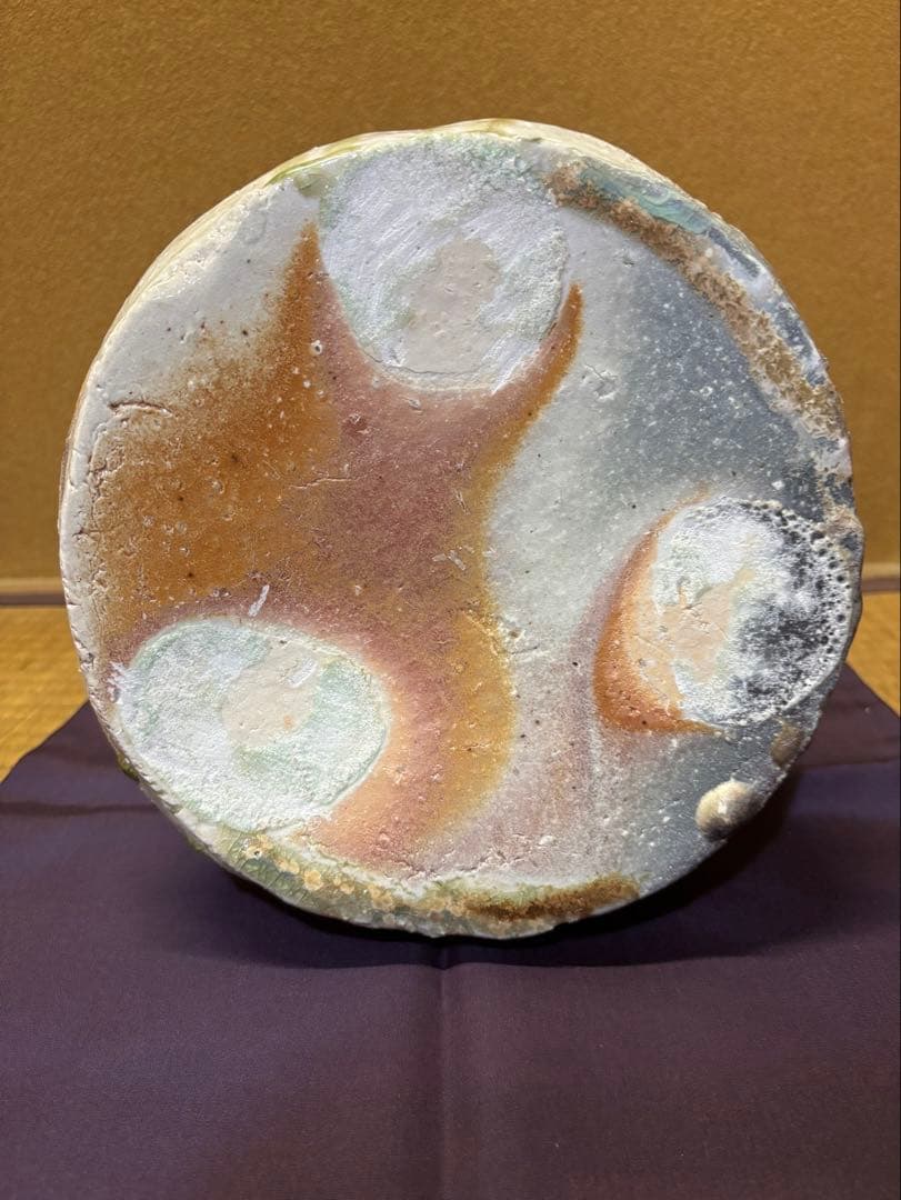 寺垣外窯 杉本貞光 伊賀 水指 「清泉」 東隆真 箱書 信楽焼 茶道具