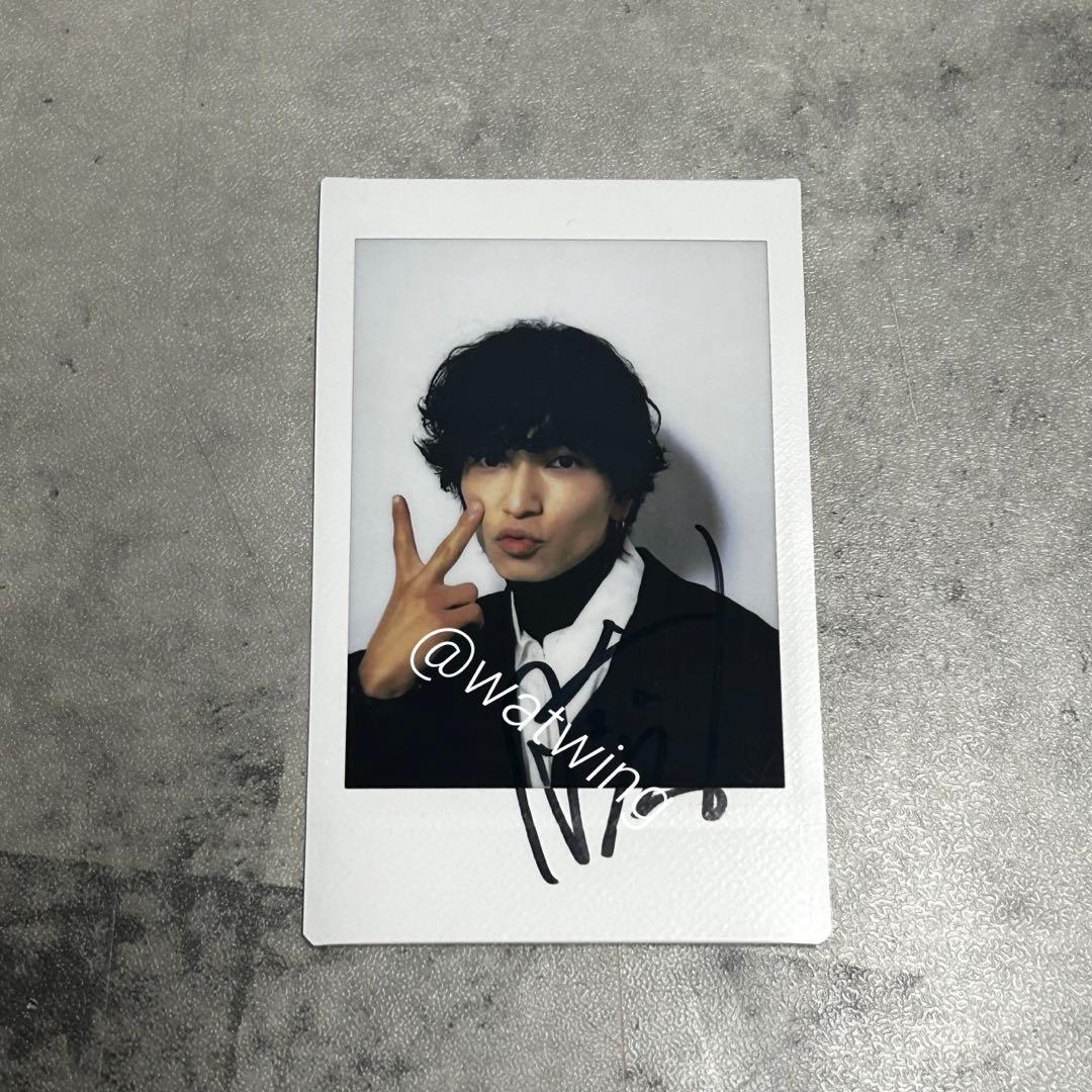 WATWING サイン入りチェキ 鈴木曉 5年です