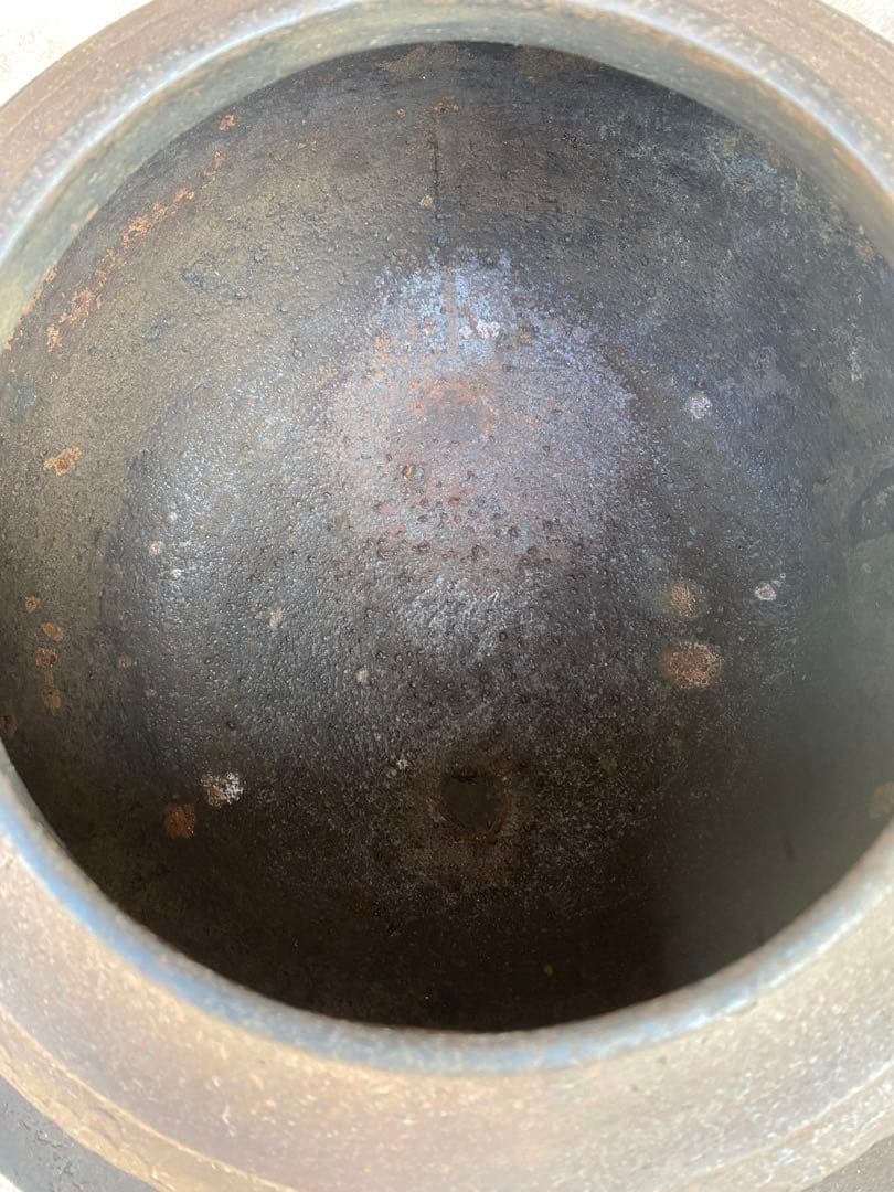 特大 茶釜 囲炉裏 鉄瓶 大型 南部鉄器 骨董の通販はau PAY マーケット