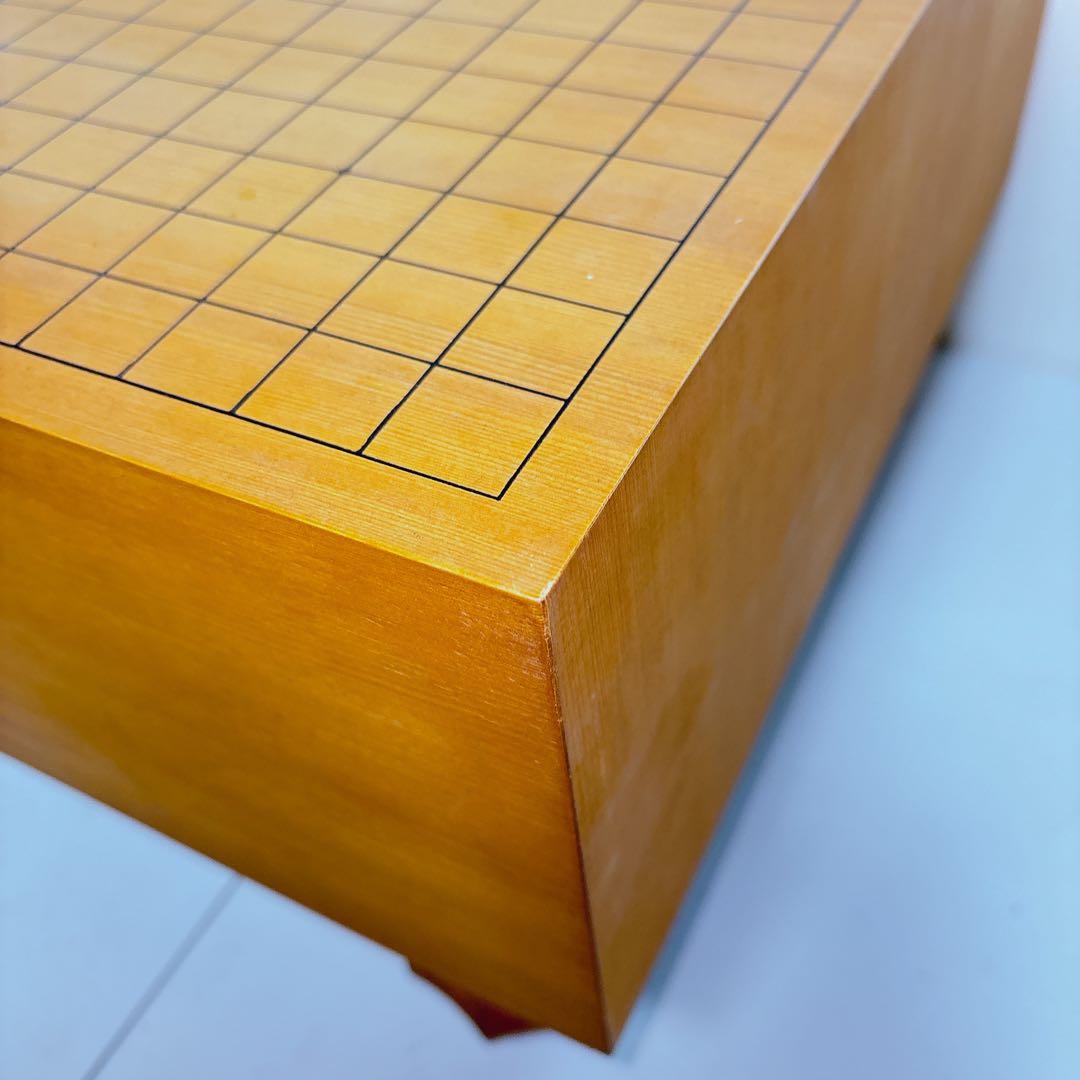 碁盤 脚付き ヘソあり 天然木