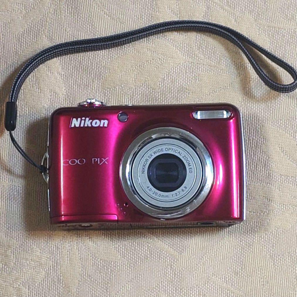 動作確認済み】Nikon COOLPIX L23 レッド - メルカリ