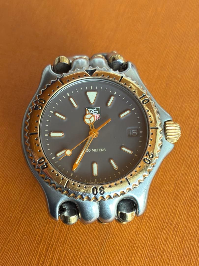 タグ・ホイヤー クォーツ腕時計 グレー文字盤