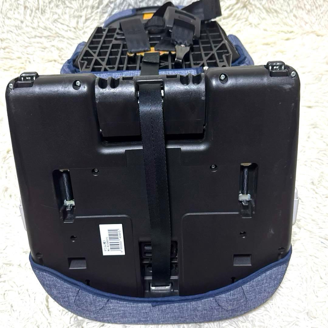 美品‼︎ 日本育児 ISOFIX・シートベルト トラベルベストEC Fix デニム