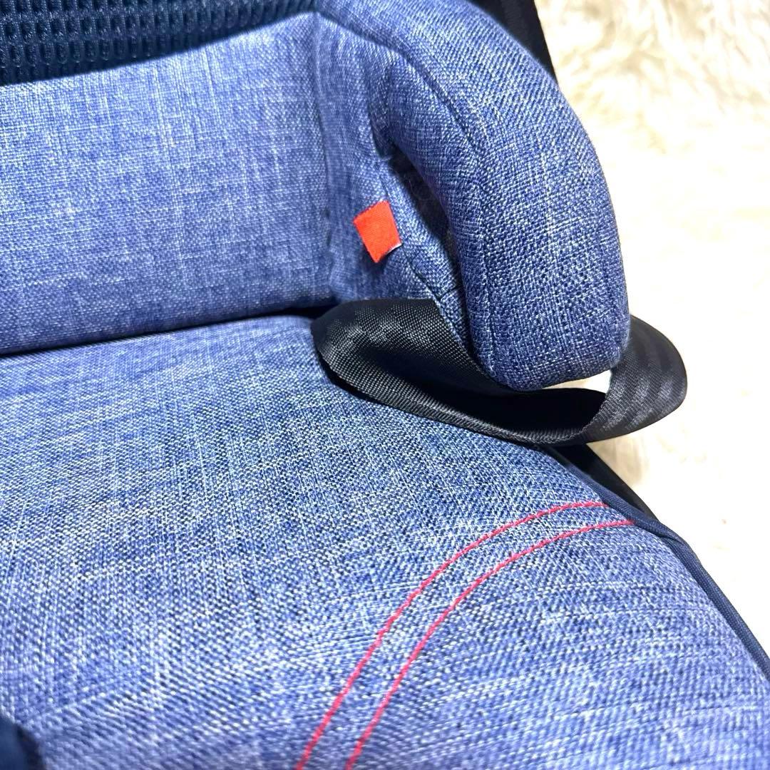 美品‼︎ 日本育児 ISOFIX・シートベルト トラベルベストEC Fix デニム