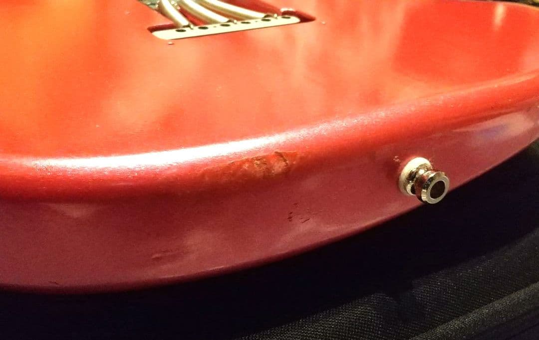 Fender ストラトキャスター ラッカー塗装 メタリックピンク