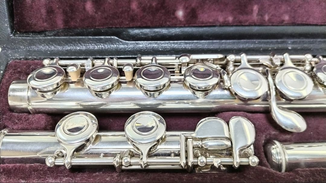 YAMAHA ヤマハフルート 311 Eメカ付き　頭部管銀製