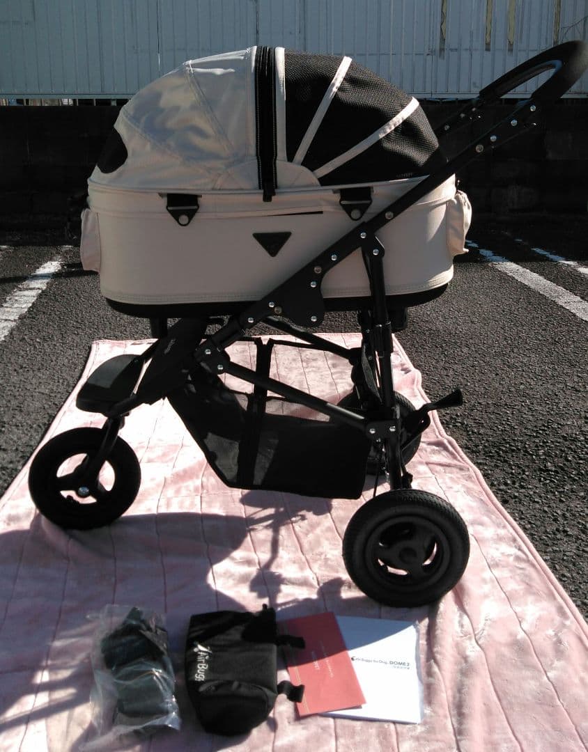 エアバギー　ドーム2　DOME2　Mサイズ　ドッグバギー　ペットカート 楽天市場】【公式】エアバギー ドーム2 コット単品 Mサイズ [耐荷重