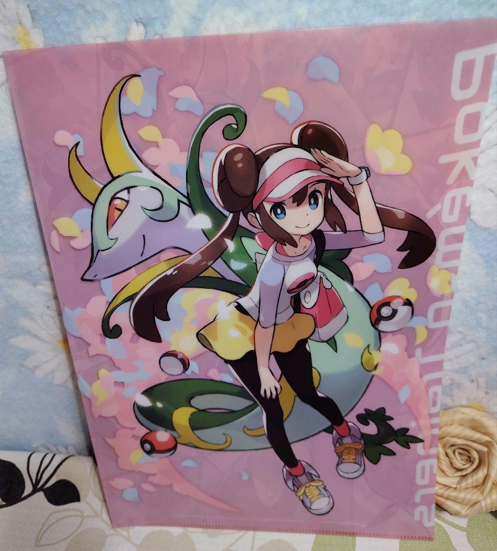 ポケモンセンター カミツレ・メイ・フウロクリアファイル＆付箋セット