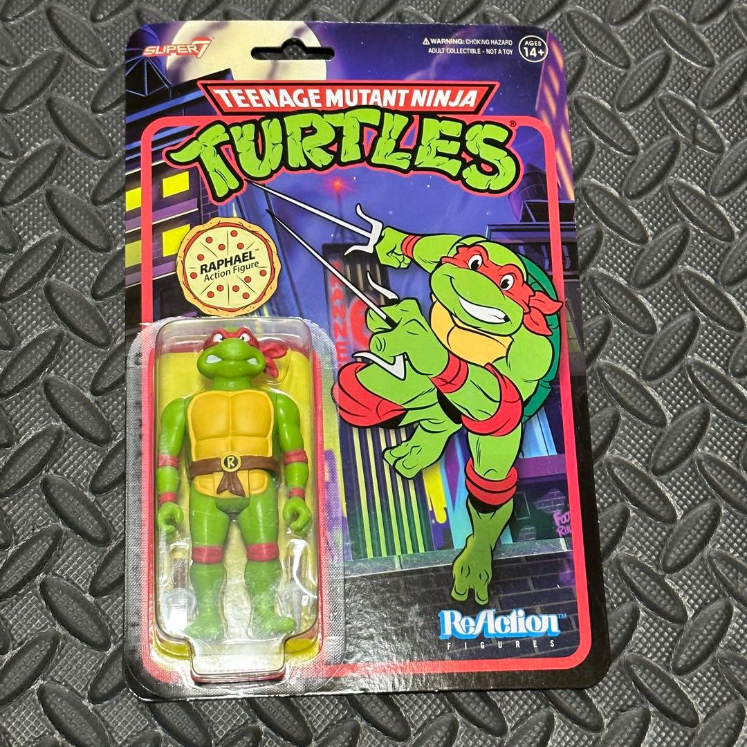 スーパー7 リアクション TMNT タートルズ 4体セット