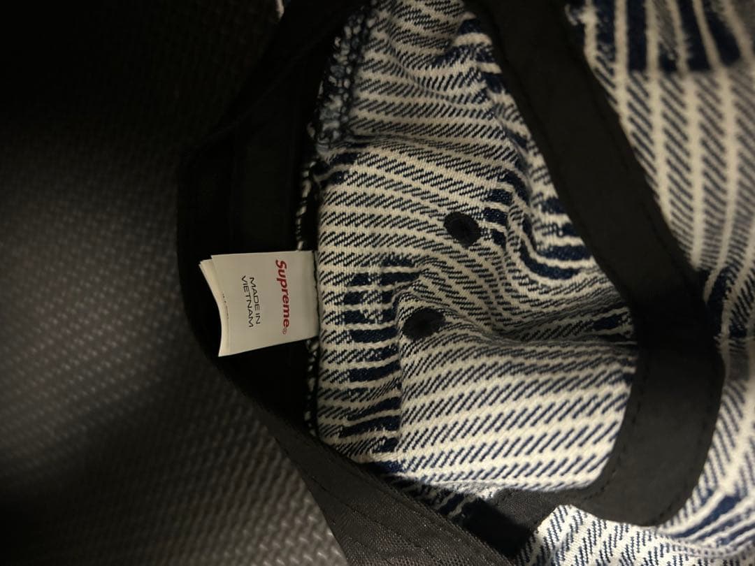 帽子 Supreme Denim Camp Cap \"Stripe\"