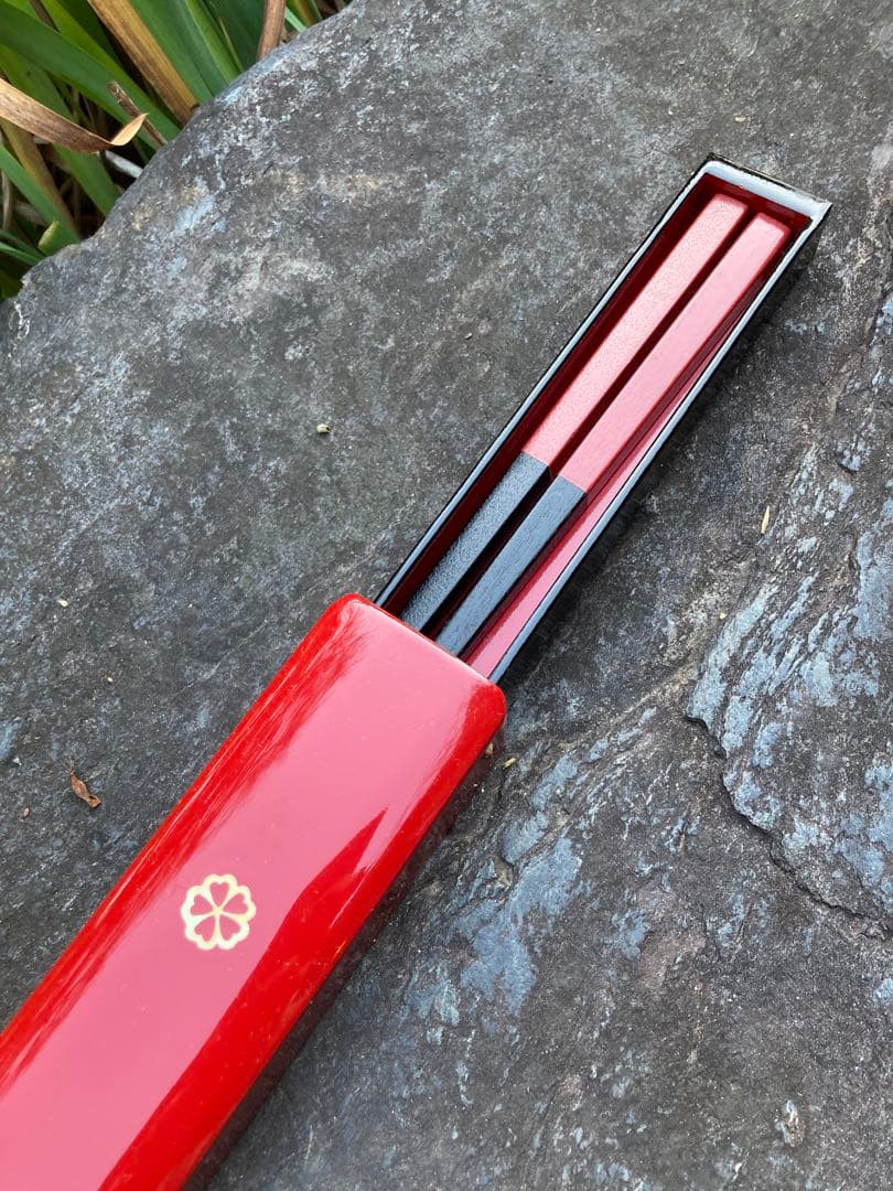 漆器製赤　箸