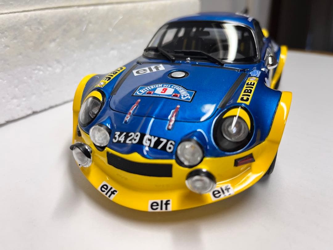 Alpine A110 ターボセヴェンヌラリー　1/18ミニカー