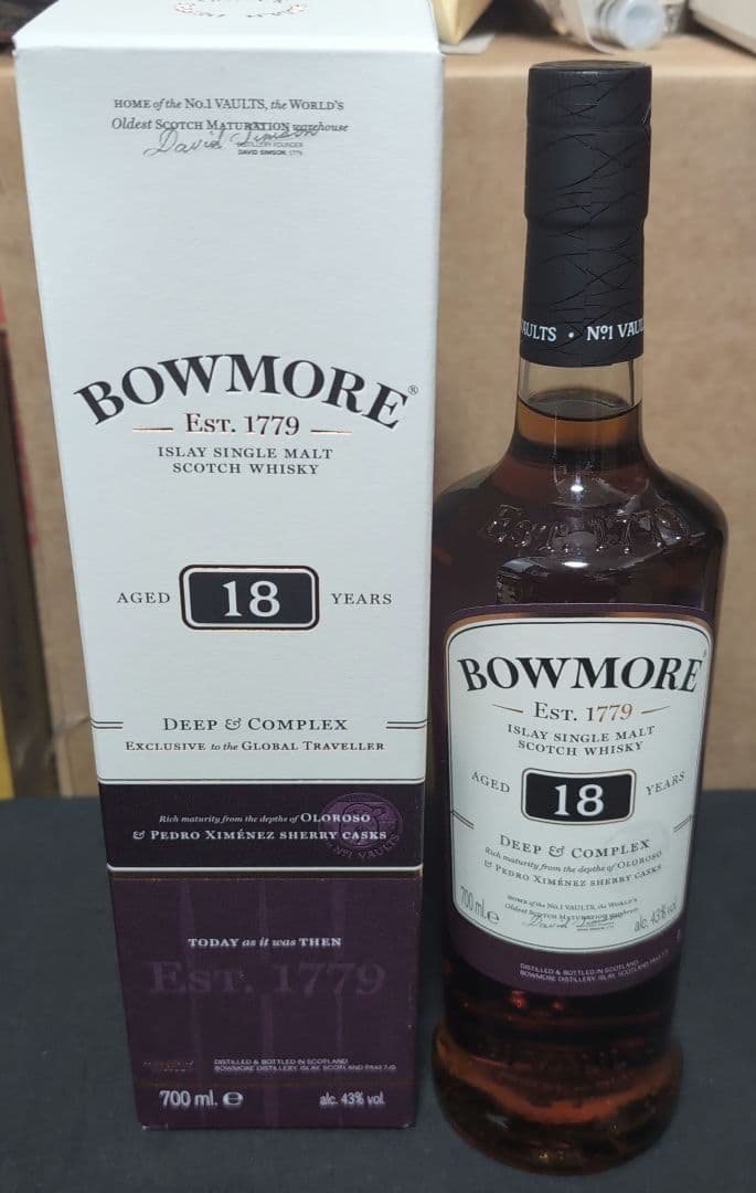 BOWMORE ボウモア ディープ＆コンプレックス 18年 アイラ
