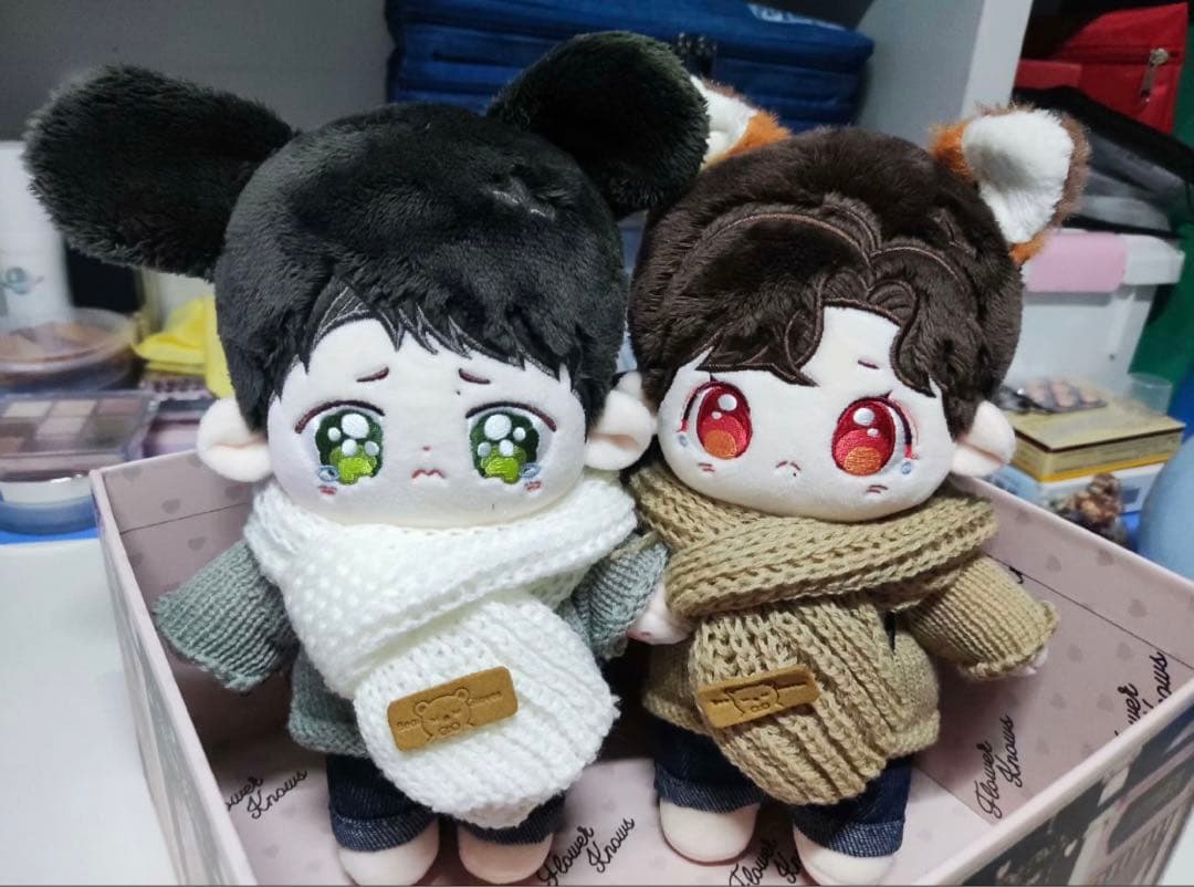 20cm 肖戦 王一博 ぬいぐるみ 本体ペア 陳情令 博君一肖 顾宇 C