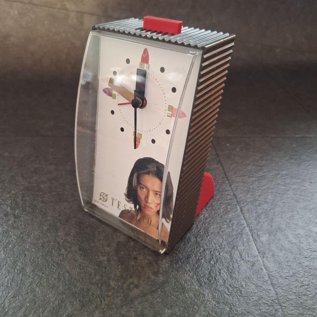 木村拓哉 キムタク 目覚まし時計 時計 ボイス アナログ時計 テスティモ