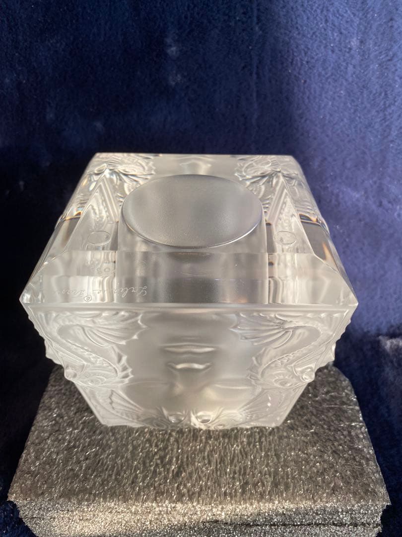 LALIQUE ラリック マスク ド ファム キャンドルホルダー 高島屋購入