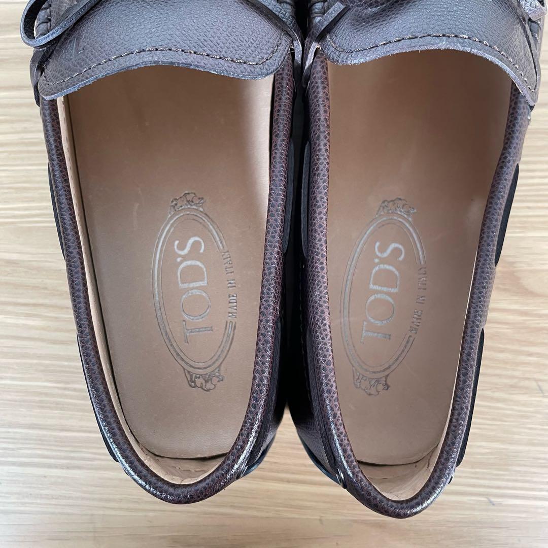 トッズ　サイズ:6 1/2 モカシン ドライビングシューズ ローファー ブラウン