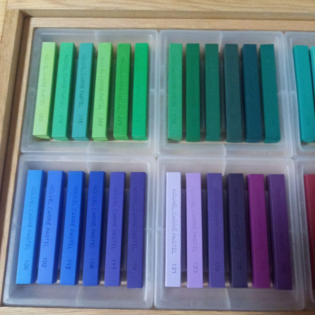 CARRE PASTEL木製パステルケース ヌーベルカレーパステル 96色セット