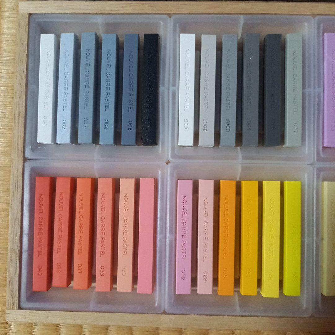 CARRE PASTEL木製パステルケース ヌーベルカレーパステル 96色セット