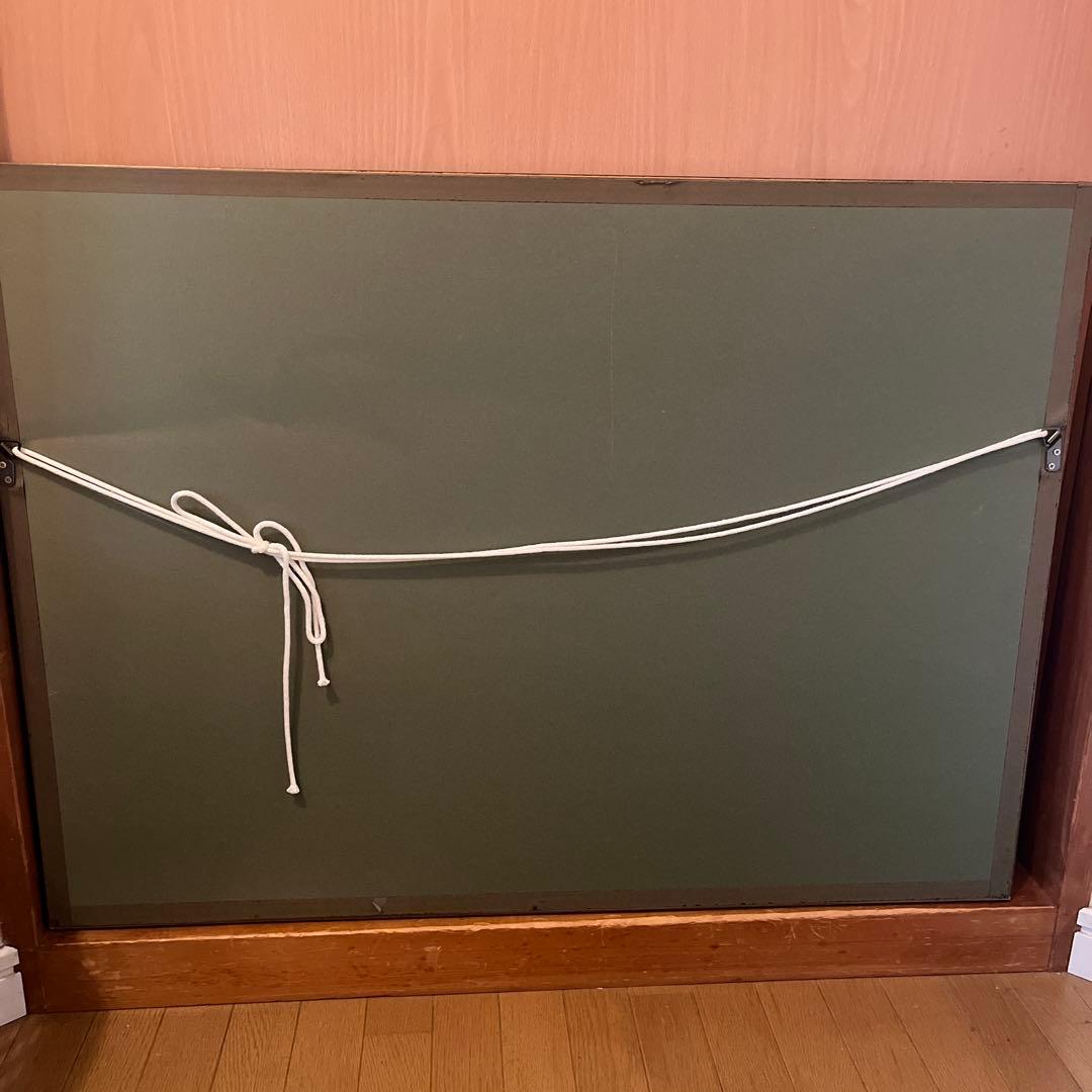 メキシコ 　アマテ(木の皮)絵  伝統アート　手描き 額縁　額装