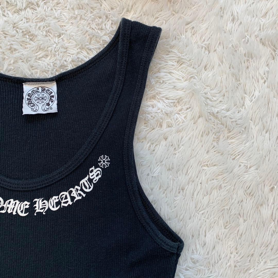 ［美品］クロムハーツ　バック　タガープリント　タンクトップ　アーチロゴ　Mサイズ