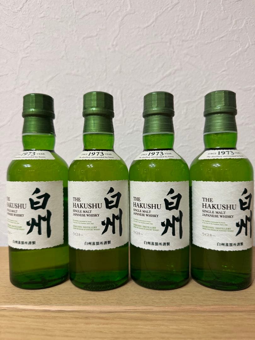 サントリー 白州 THE HAKUSHU 180ml 4本セット