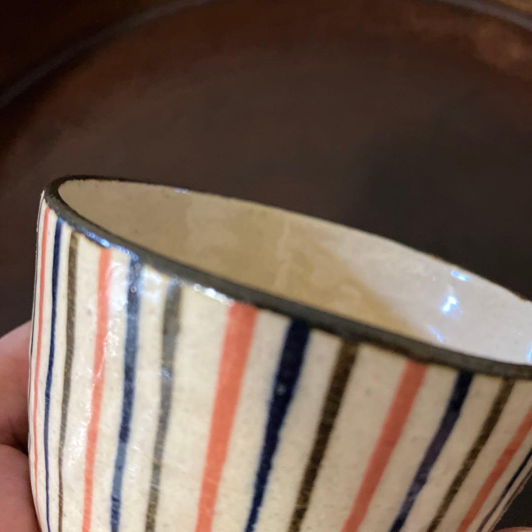 麦藁手蕎麦猪口 瀬戸 十草 美濃 古道具 青山二郎 白洲正子 古民芸 酒