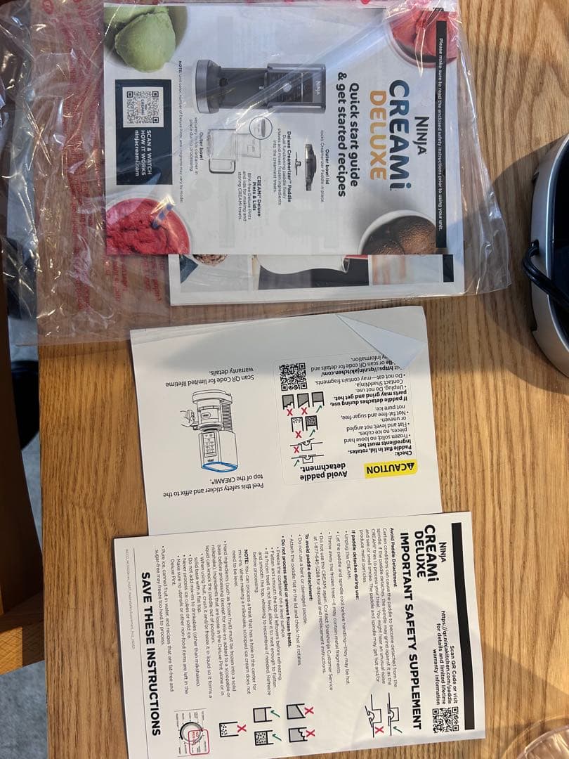 ジャンク品中古NinjaCreamiDeluxe アイスクリームメーカーニンジャ