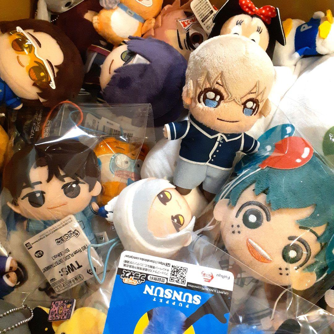 ちびぐるみ&BIGぬいぐるみ&ぷちマスコット等、アニメまとめ売り希少50点以上