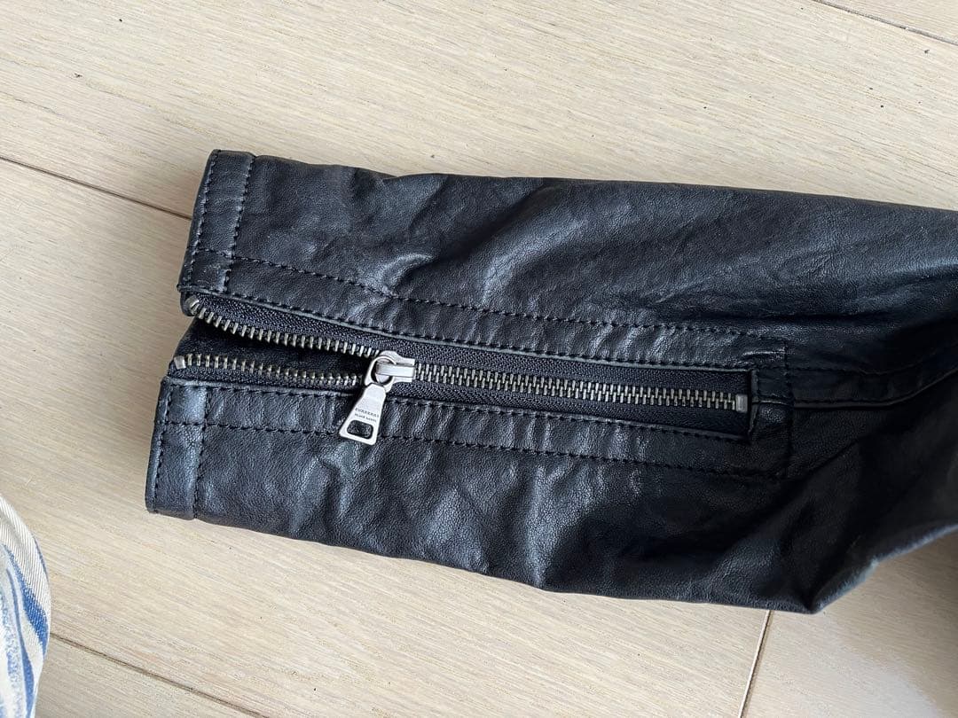 BURBERRY 2way レザー ライダースジャケット Mサイズ