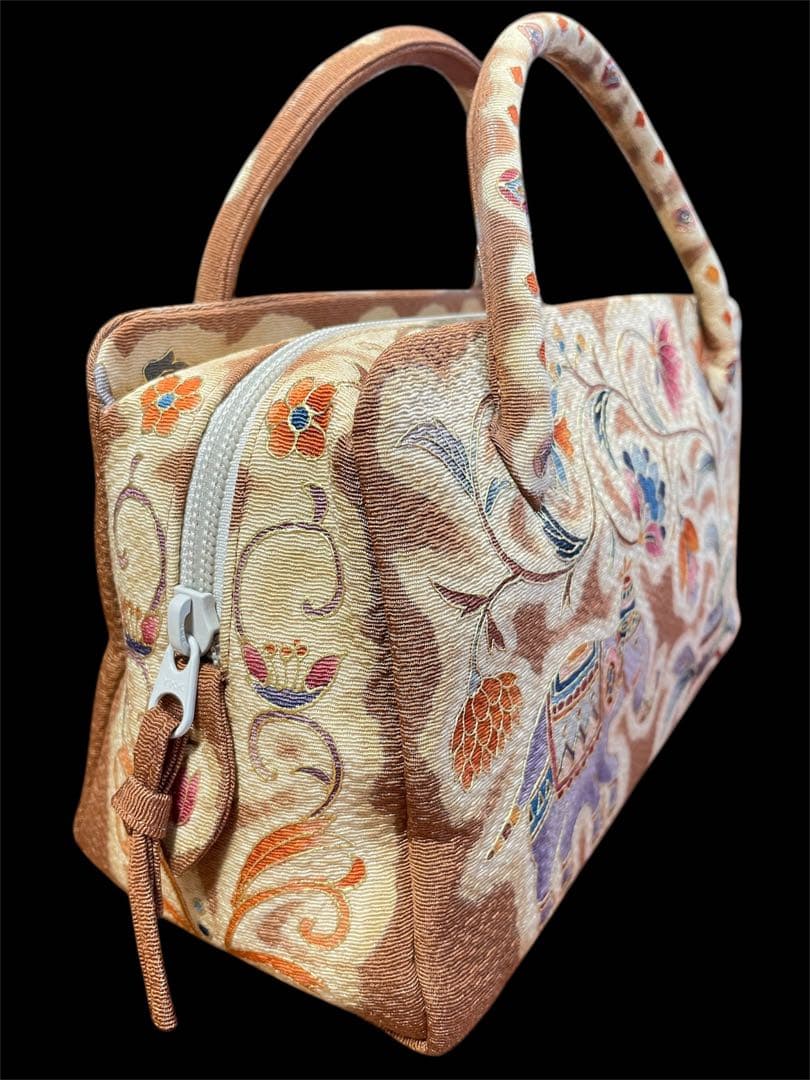 サ*バ様 □岡重　京都OKAJIMA 利休バッグ　正絹　和装　友禅　お茶席