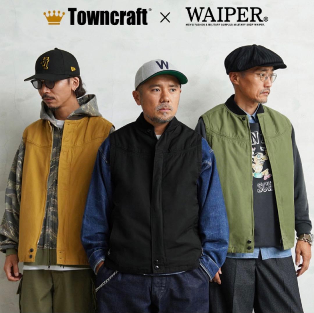 ⭐️WAIPER×TOWN CRAFT ⭐️新品‼️タグ付き　ダービーベスト　Lサイズ