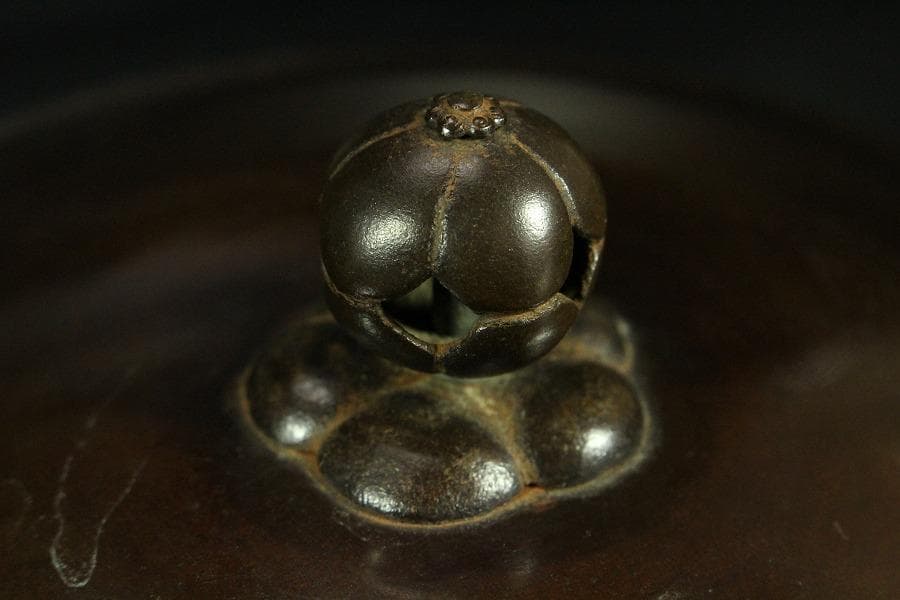 茶道具 阿弥陀堂釜 大西浄長 書札付 古美術(K-YC511) 阿弥陀堂炉釜