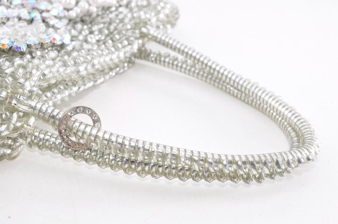 ANTEPRIMA アンテプリマ リボン ワイヤーバッグ 手提げかばん シルバー