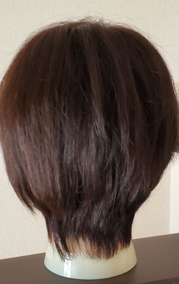 百合子ウイッグレミー人毛100%　Mサイズ　スキンレースタイプ