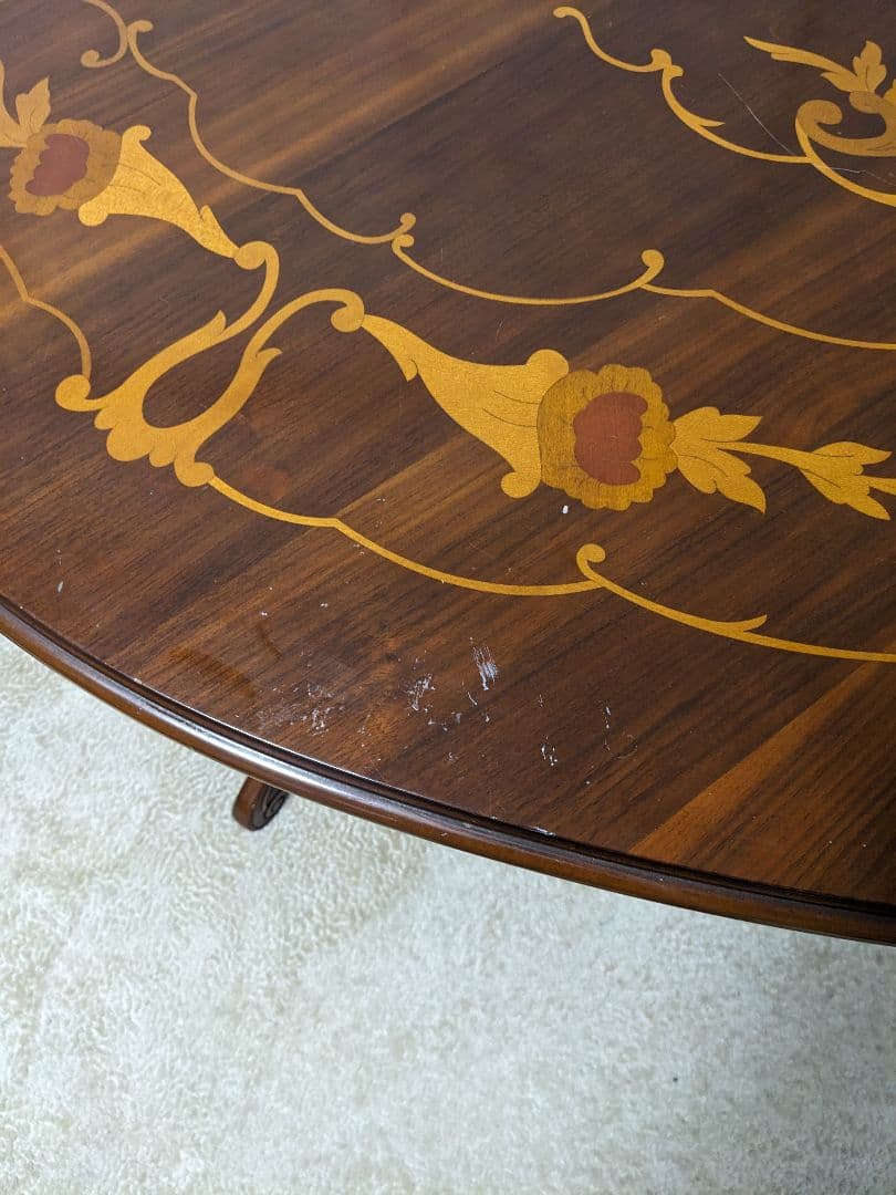 象嵌　ITALIA　イタリア製　Italy　ダイニングテーブル　アンティーク