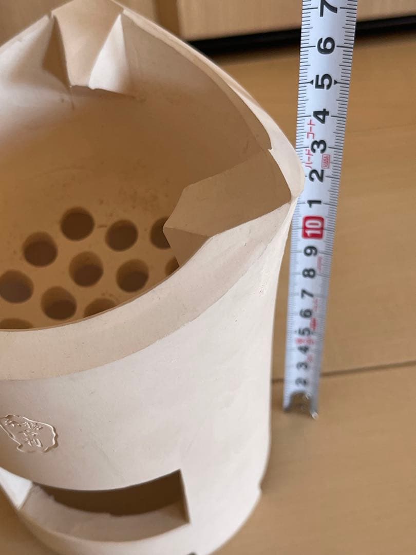 白泥涼炉 涼炉台 煎茶道具 春峰 涼炉