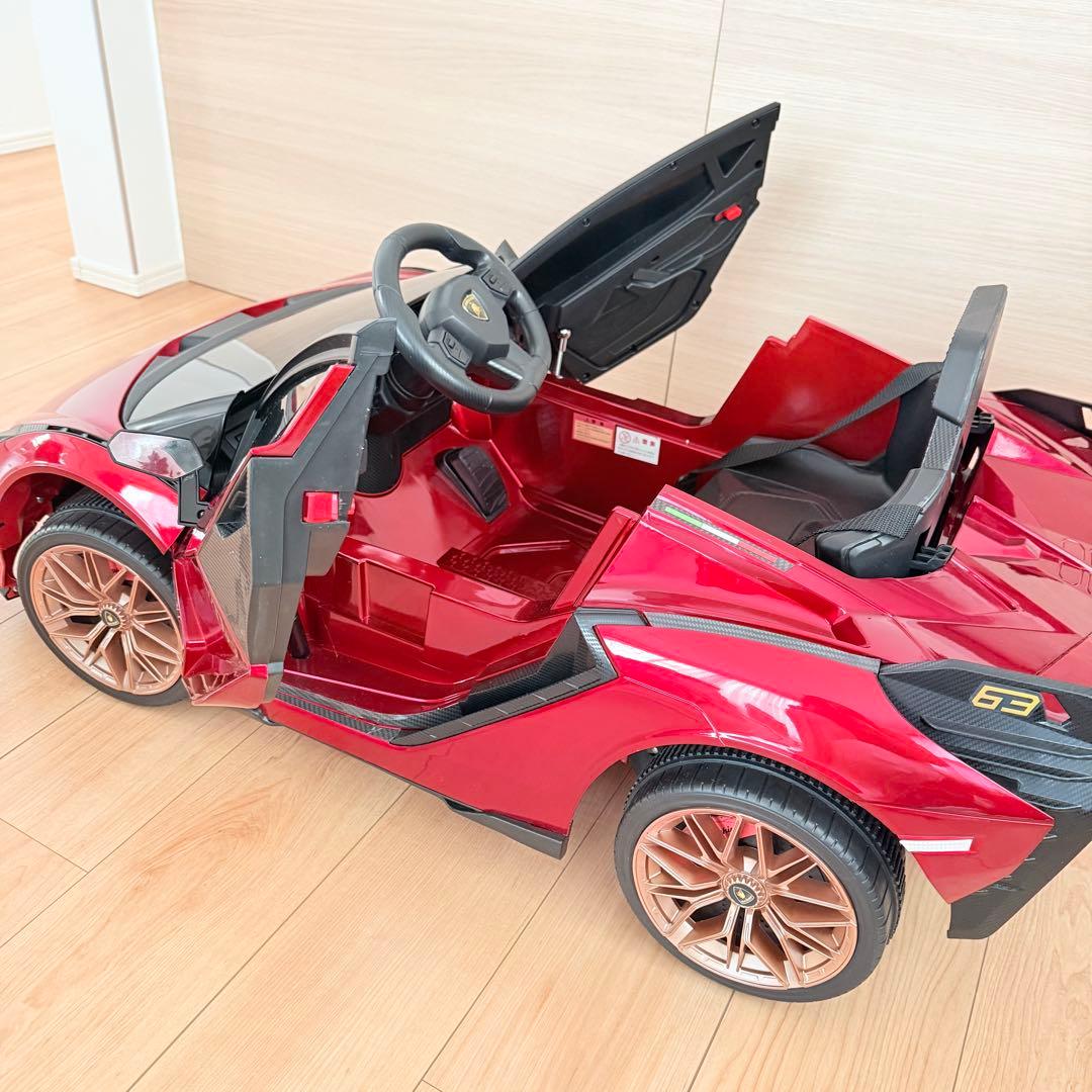 【美品】Lamborghini SIANランボルギーニシアン電動乗用ラジコンカー