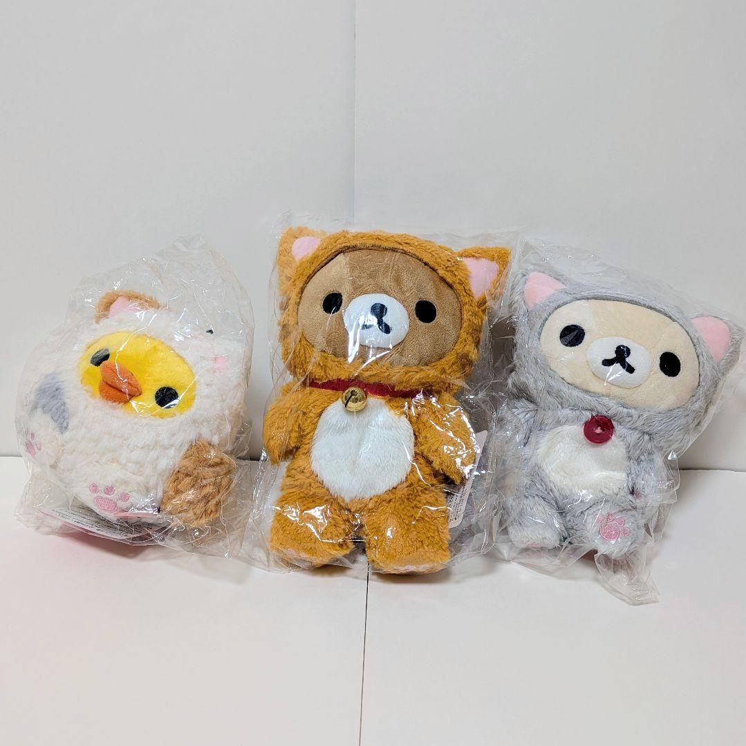 【未開封品】リラックマ ぬいぐるみ6体セット タワレコ 2014　のんびりネコ